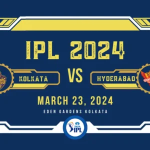 KKR vs SRH IPL Tickets: Kolkata Knight Riders vs Sunrisers Hyderabad Tickets