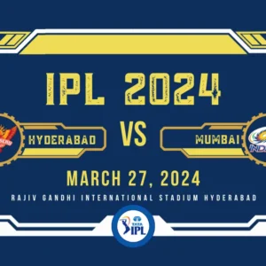 SRH vs MI IPL Tickets: Sunrisers Hyderabad vs Mumbai Indians Tickets