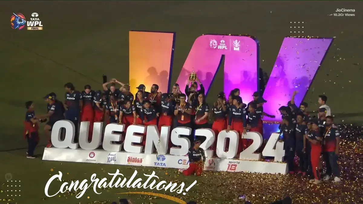 WPL 2024 Final: Royal Challengers Bangalore beats Delhi Capitals by eight wickets to win first title